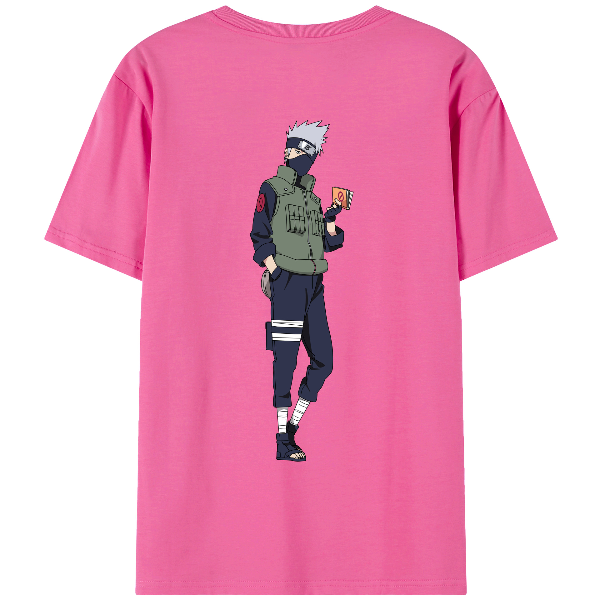 （画像用） NARUTO -ナルト- はたけ カカシ Hatake Kakashi レディース半袖Tシャツ(バックプリント)